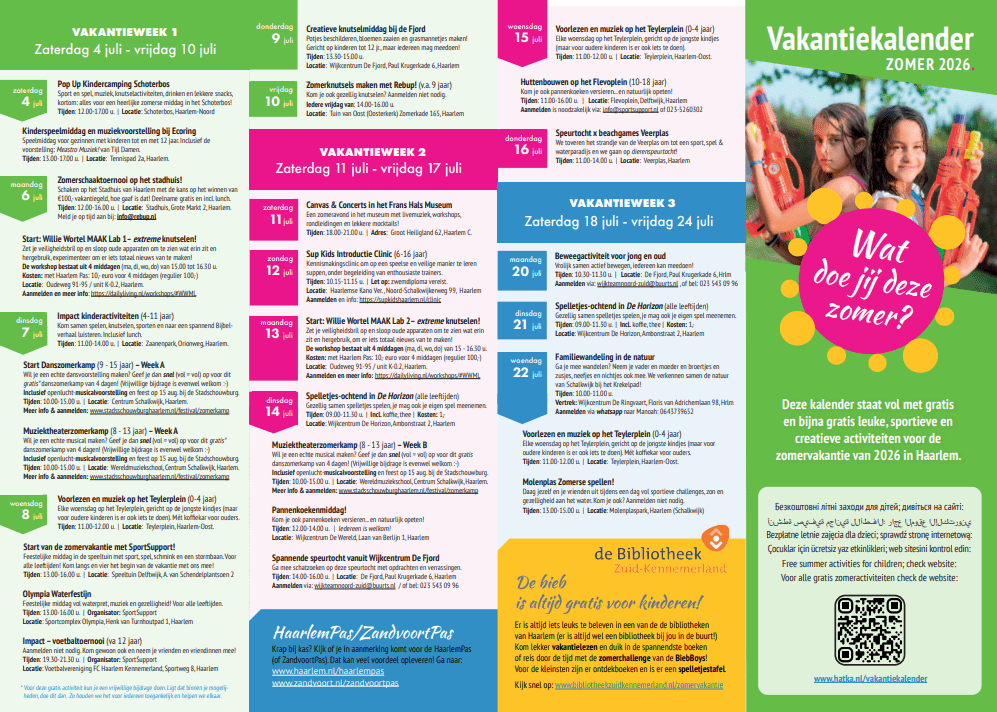 Vakantiekalender 2026